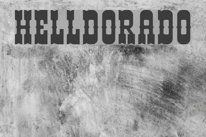 Helldorado Font examples