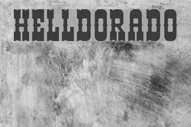 Helldorado Font examples