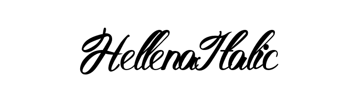 Hellena Italic  フリーフォントのダウンロード
