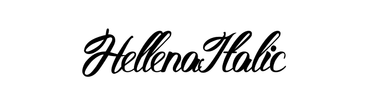 Hellena Italic  Frei Schriftart Herunterladen