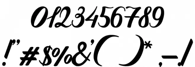 Hellena Italic Font OTHER CHARS