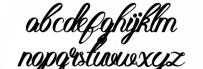 Hellena Italic 字体 小写