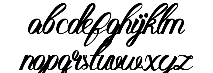 Hellena Italic Font LOWERCASE