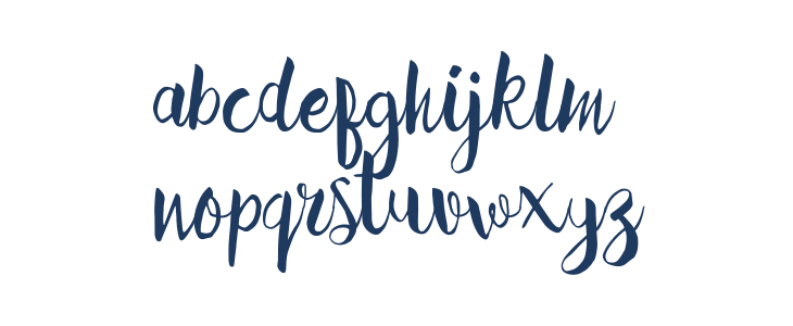 Hellena Script Lowercase