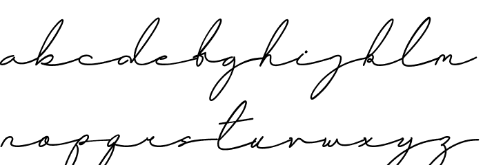 Helleny Font LOWERCASE