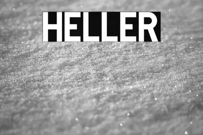 Heller Font examples