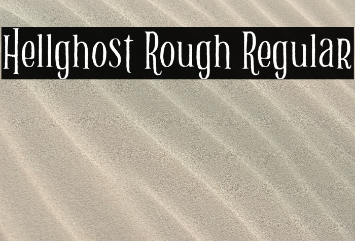 Hellghost Rough Regular Example 2