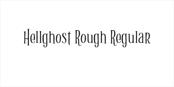 Hellghost Rough Regular Logo