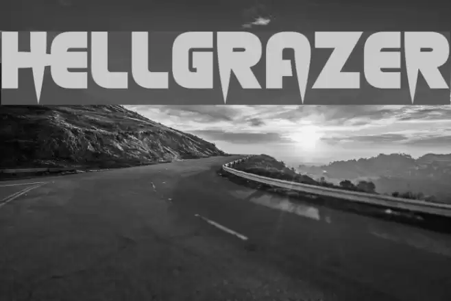Hellgrazer Font examples