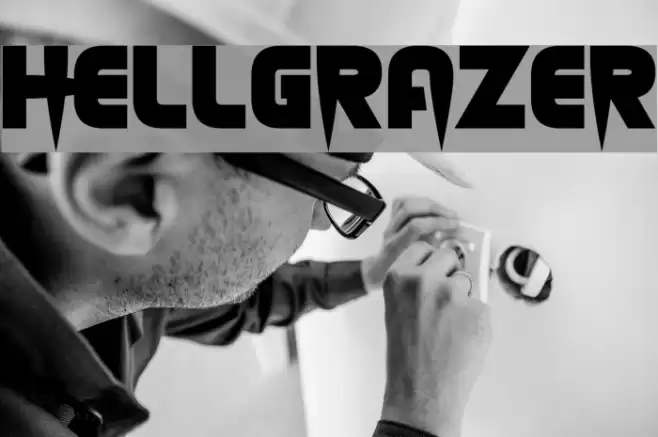 Hellgrazer Font examples