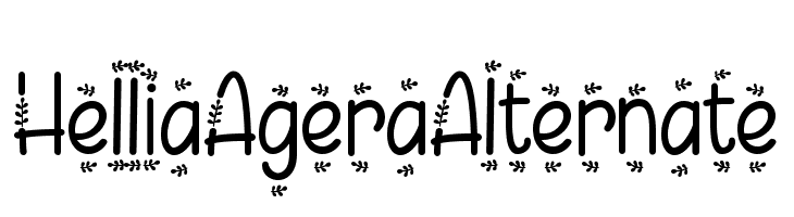 Hellia Agera Alternate  Descarca Fonturi Gratis