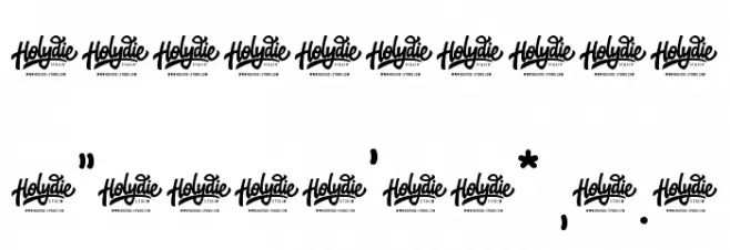 Hellia Agera Alternate Font OTHER CHARS