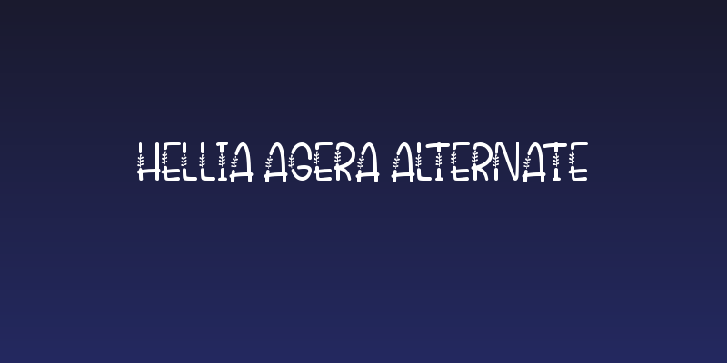 Hellia Agera Alternate Social Header