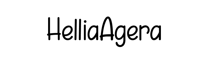 Hellia Agera  नि: शुल्क फ़ॉन्ट्स डाउनलोड
