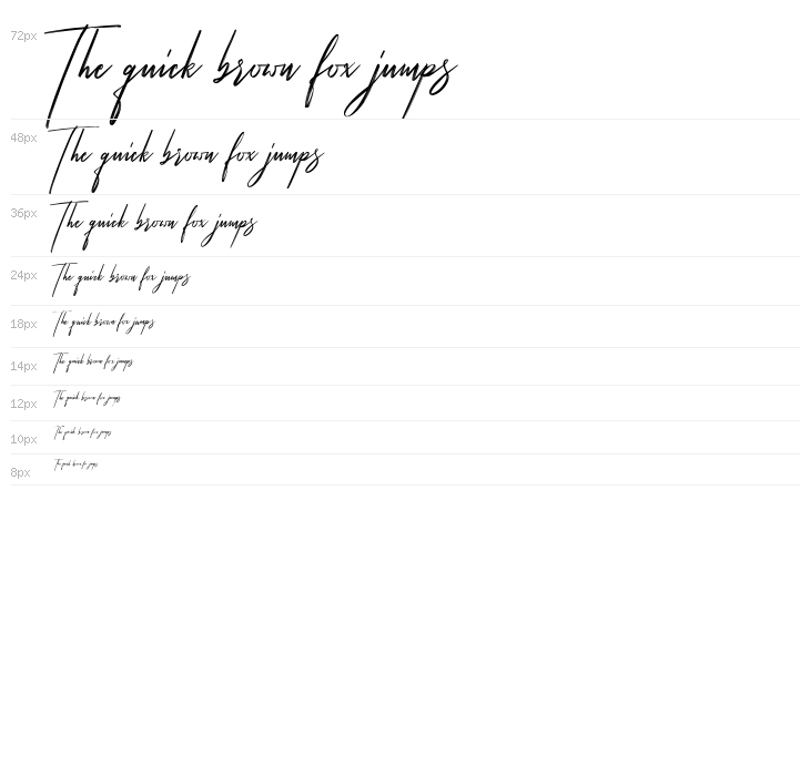 Hellicopters Brush Script Waterfall