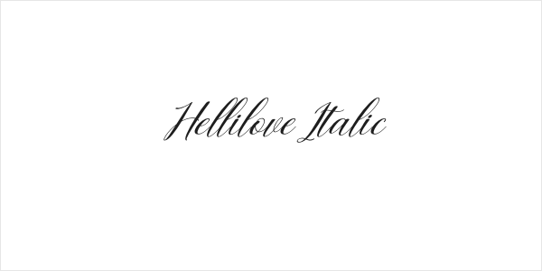 Hellilove Italic Logo