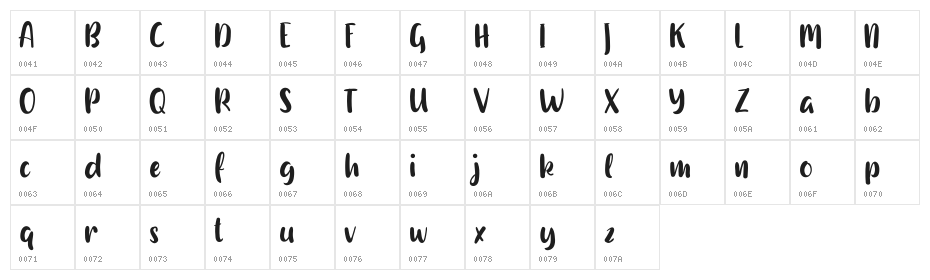 Hellington FREE Character Map
