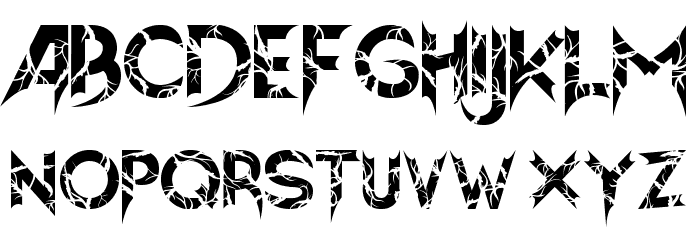 Hellion Roots Font LOWERCASE