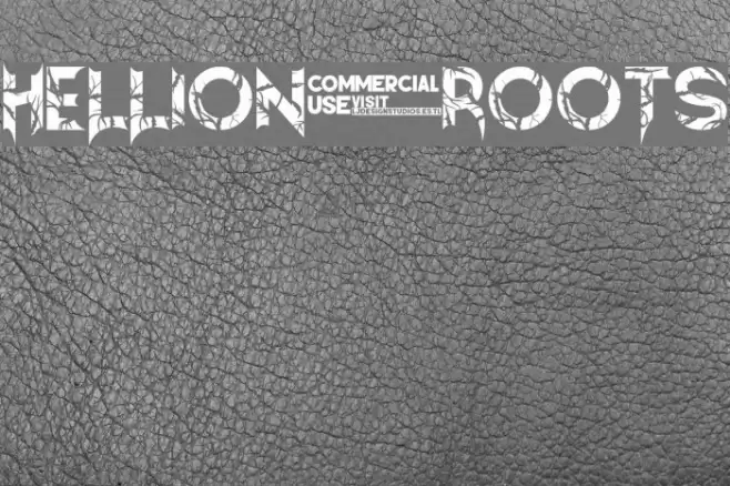 Hellion Roots Font examples