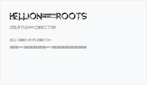 Hellion Roots Business Card