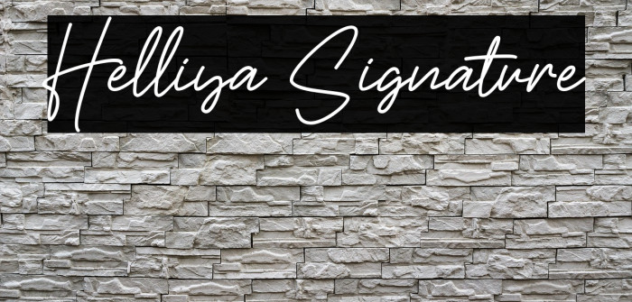 Helliya Signature Example 1