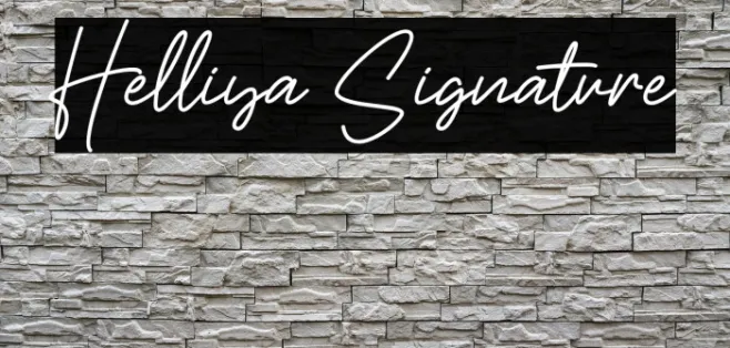 Helliya Signature Example 1