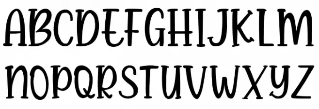 Hello Agatha Serif Polices MAJUSCULES