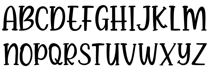 Hello Agatha Serif Font LOWERCASE