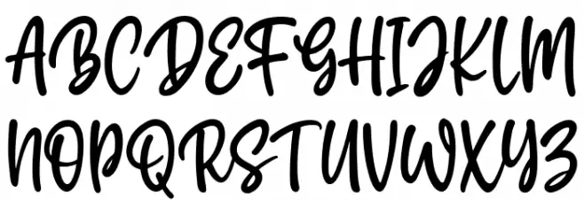 Hello Almeida Regular Schriftart Groß