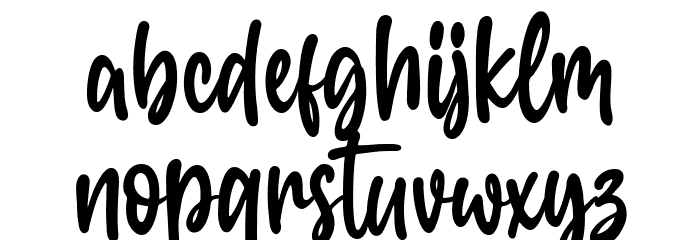 Hello Almeida Regular Font LOWERCASE