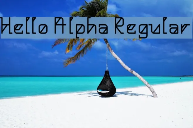 Hello Alpha Regular Example 2