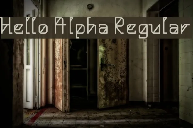 Hello Alpha Regular Example 3