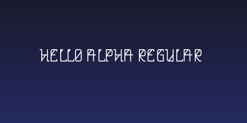 Hello Alpha Regular Social Header