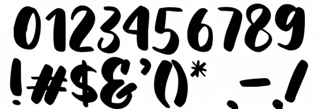 Hello Amargo Font OTHER CHARS