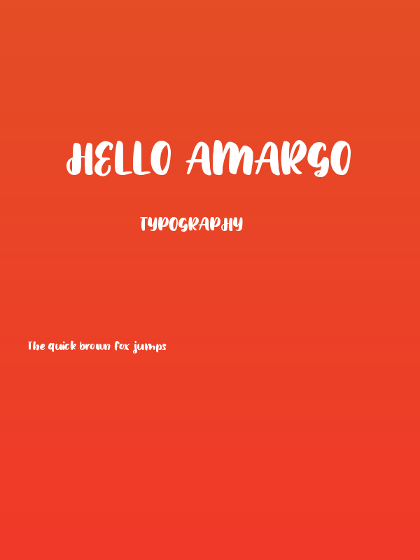 Hello Amargo Poster