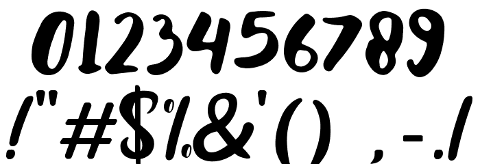 Hello Amellia Font OTHER CHARS