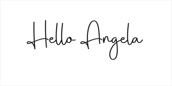 Hello Angela Logo