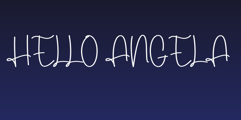 Hello Angela Social Header