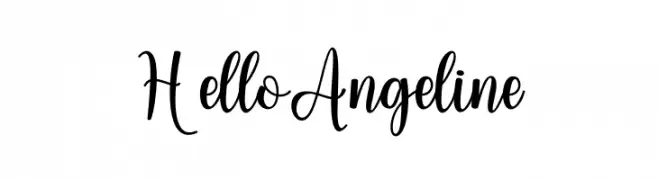 Hello Angeline  Frei Schriftart Herunterladen