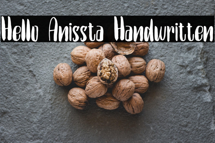 Hello Anissta Handwritten Example 2