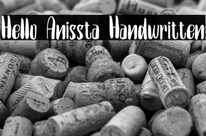 Hello Anissta Handwritten フォント examples