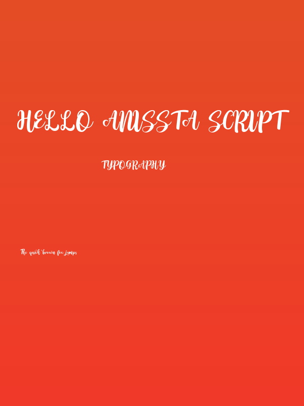 Hello Anissta Script Poster