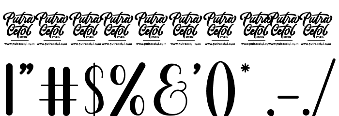 Hello Audrey Font OTHER CHARS