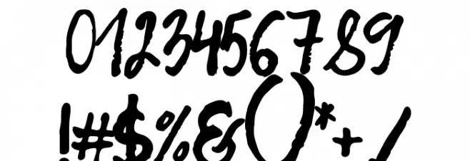 Hello August Hand Font OTHER CHARS