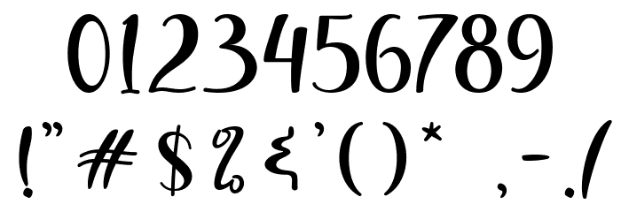 Hello Austhin Font OTHER CHARS