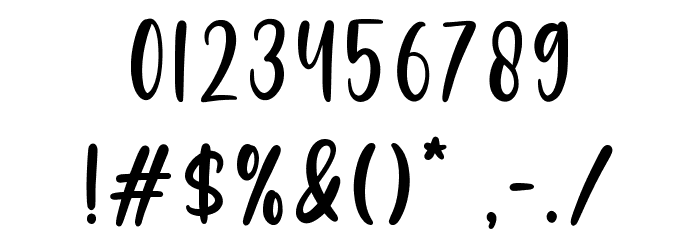 Hello Autumn Font OTHER CHARS