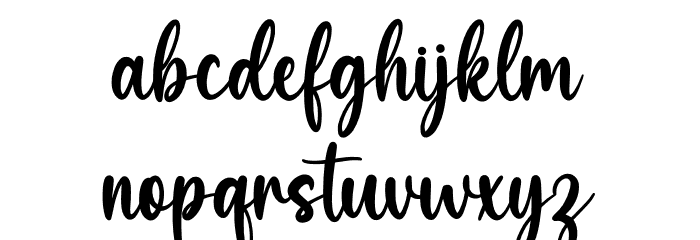 Hello Autumn Font LOWERCASE