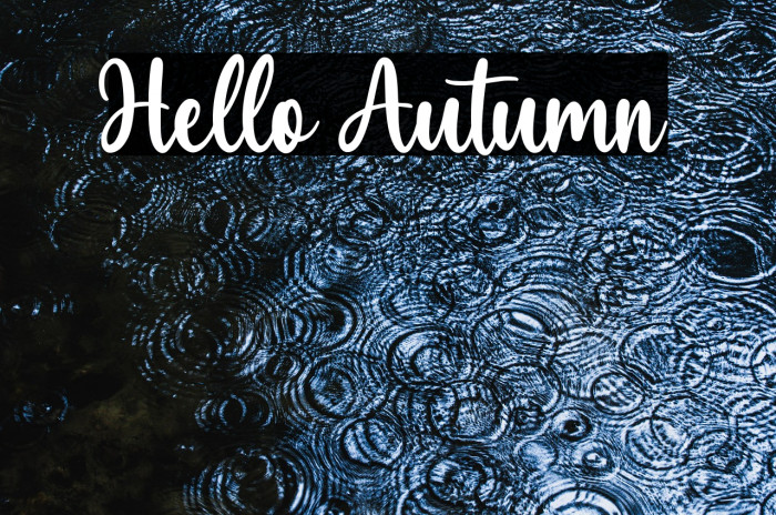Hello Autumn Example 1