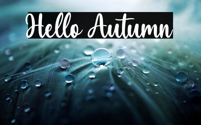 Hello Autumn Example 2