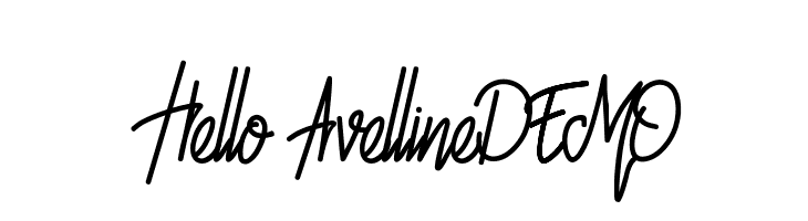 Hello Avelline-DEMO  font caratteri gratis